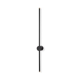 Opviq Sword - 13484 Lámpara de pared negra de metal